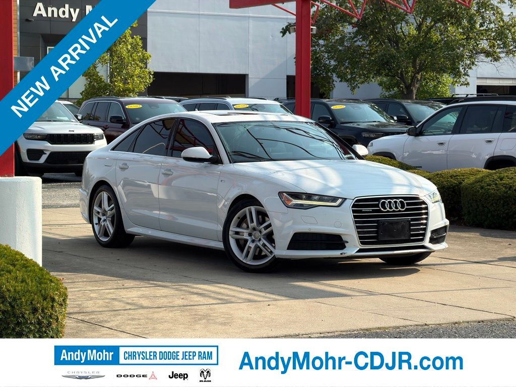 Glacier White 2017 Audi A6 Sedan All-Wheel Drive 8-Speed Automatic