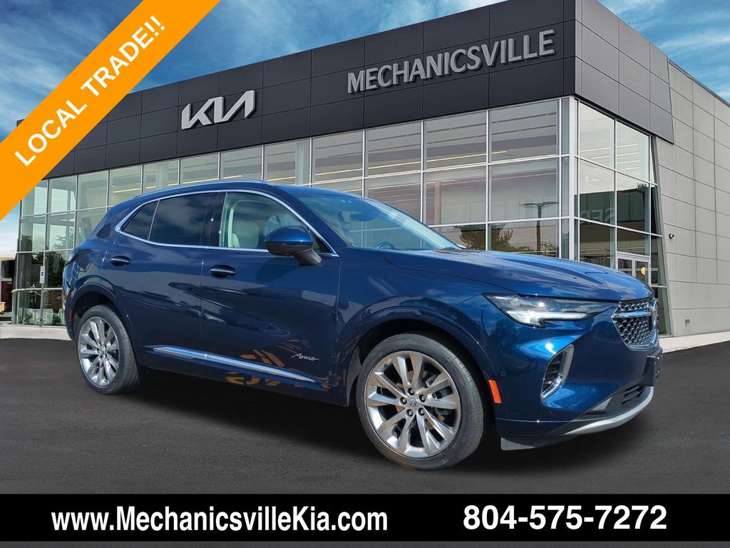 Sapphire Metallic 2022 Buick Envision SUV / Crossover Front-Wheel Drive 9-Speed Automatic