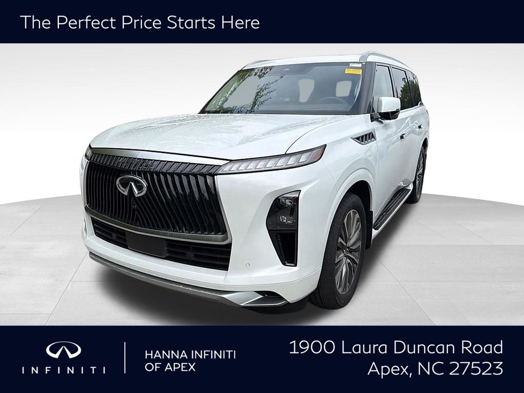 Radiant White 2026 INFINITI QX80 SUV / Crossover All-Wheel Drive 9-Speed Automatic