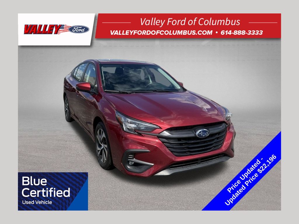 Crimson Red Pearl 2024 Subaru Legacy Sedan All-Wheel Drive Continuously Variable Transmission