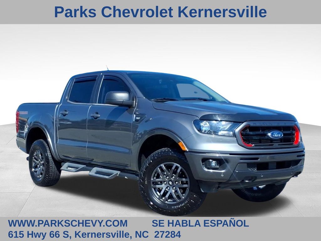 Gray Metallic 2023 Ford Ranger XLT SuperCrew 4WD Pickup Truck Four-Wheel Drive Automatic