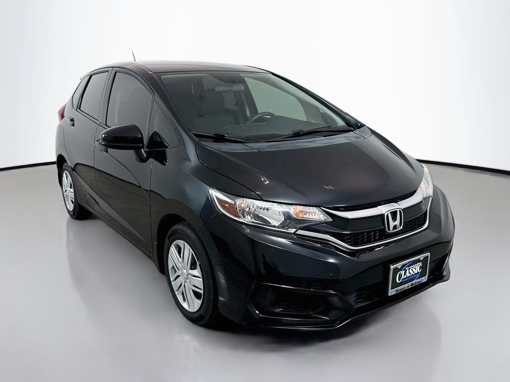 Crystal Black Pearl 2019 Honda Fit Hatchback Front-Wheel Drive Continuously Variable Transmission