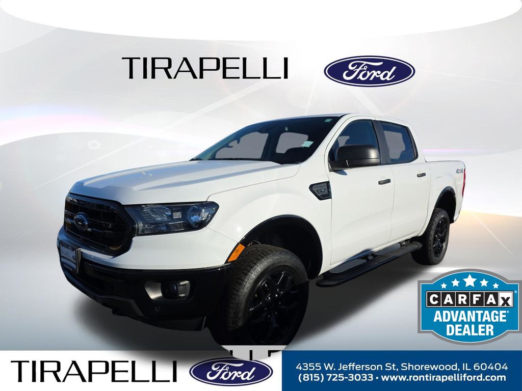 Oxford White 2022 Ford Ranger XLT SuperCrew 4WD Pickup Truck Four-Wheel Drive Automatic