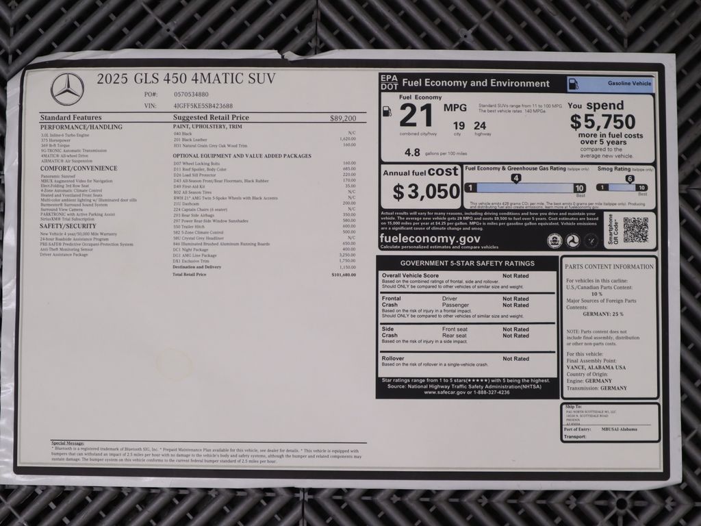 2025 Mercedes-Benz GLS 450 4MATIC 9