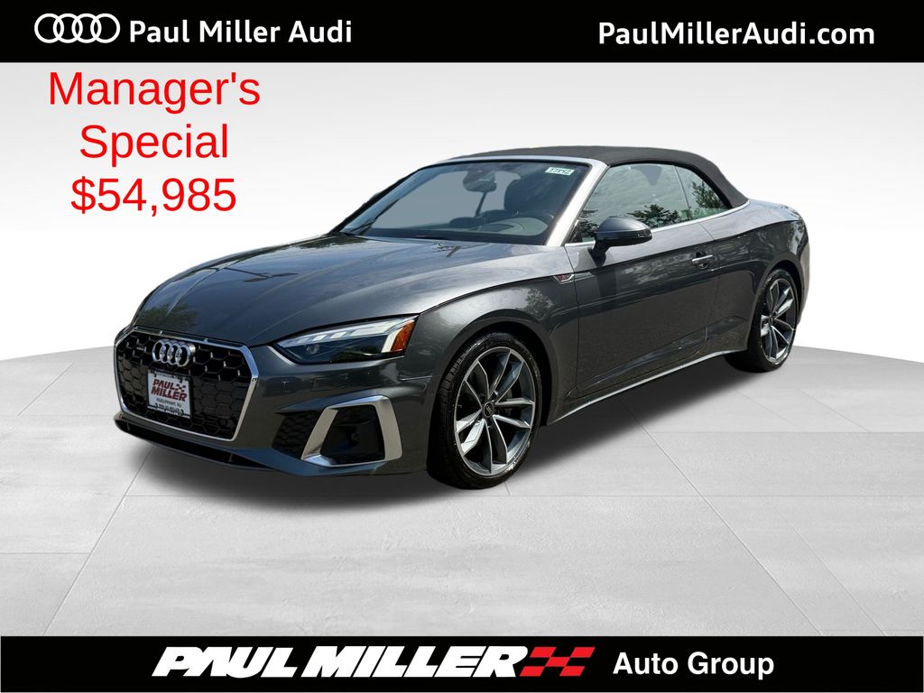 Daytona Gray Pearl Effect 2024 Audi A5 Convertible All-Wheel Drive 7-Speed Automatic