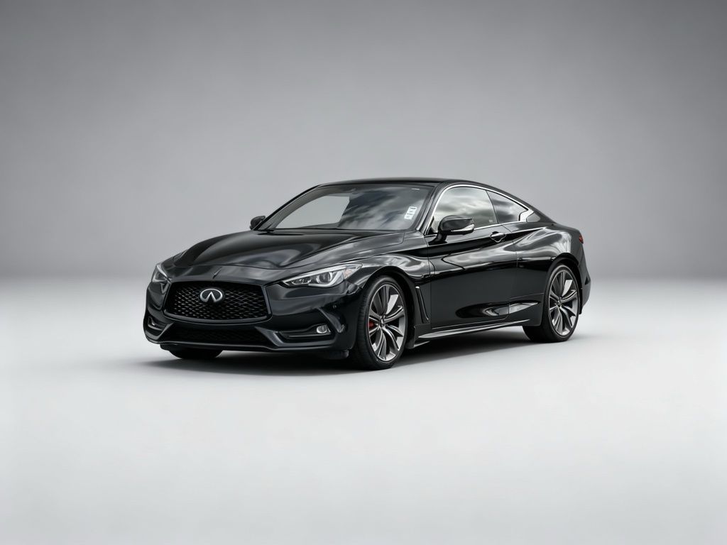 Midnight Black 2021 INFINITI Q60 Red Sport 400 RWD Coupe Rear-Wheel Drive 7-Speed Automatic