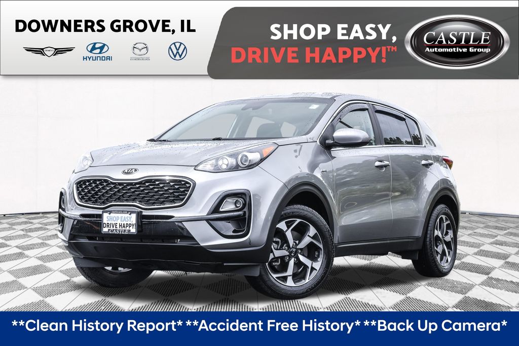Steel Gray 2022 Kia Sportage SUV / Crossover All-Wheel Drive 6-Speed Automatic Overdrive