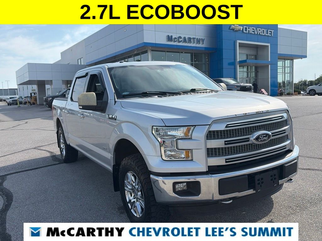 Ingot Silver 2015 Ford F-150 Pickup Truck Four-Wheel Drive 6-Speed Automatic
