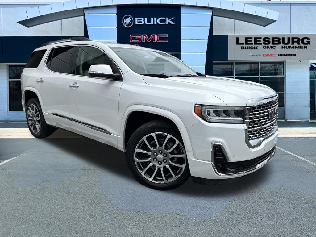 White Frost Tricoat 2021 GMC Acadia SUV / Crossover Front-Wheel Drive 9-Speed Automatic