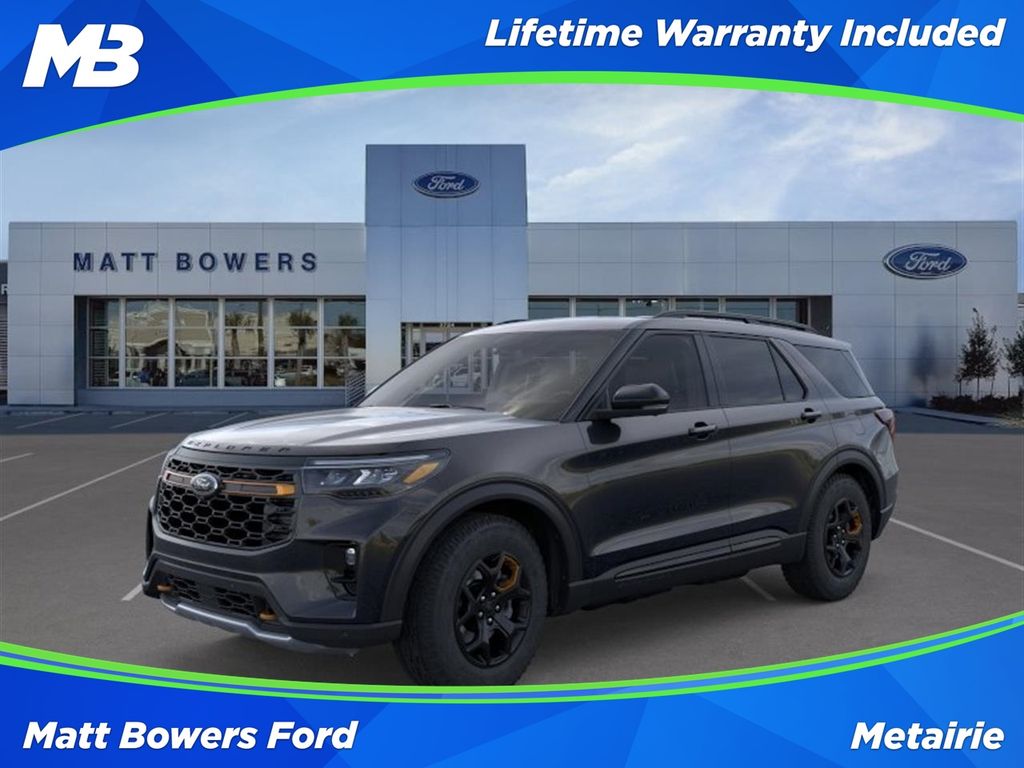 Agate Black Metallic 2026 Ford Explorer SUV / Crossover All-Wheel Drive Automatic