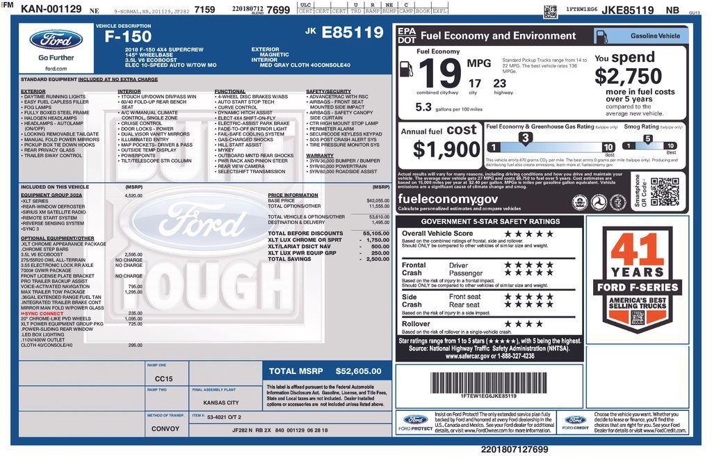 Used 2018 Ford F-150 Truck