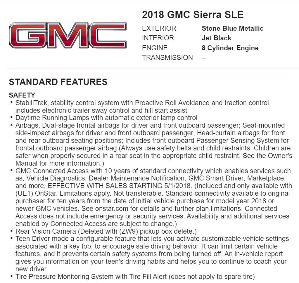 2018 GMC Sierra 1500 SLE 19