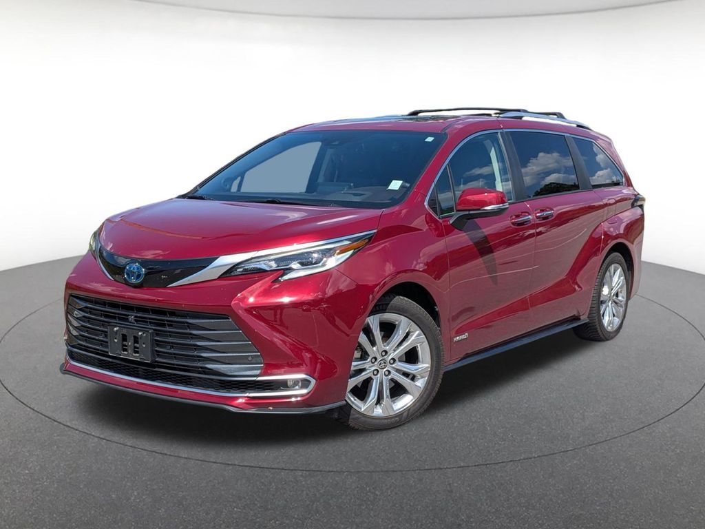 Pearl 2021 Toyota Sienna Minivan Front-Wheel Drive Continuously Variable Transmission