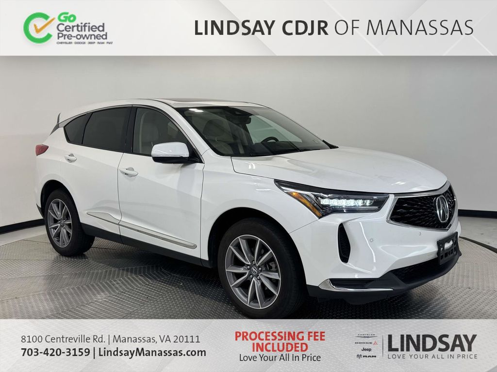 Platinum White Pearl 2023 Acura RDX SUV / Crossover All-Wheel Drive Automatic