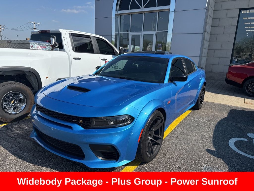 B5 Blue Pearlcoat 2023 Dodge Charger Scat Pack RWD Sedan Rear-Wheel Drive 8-Speed Automatic