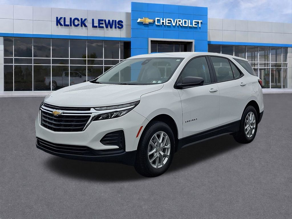 2024 Chevrolet Equinox LS White at Klick Lewis Buick Chevrolet