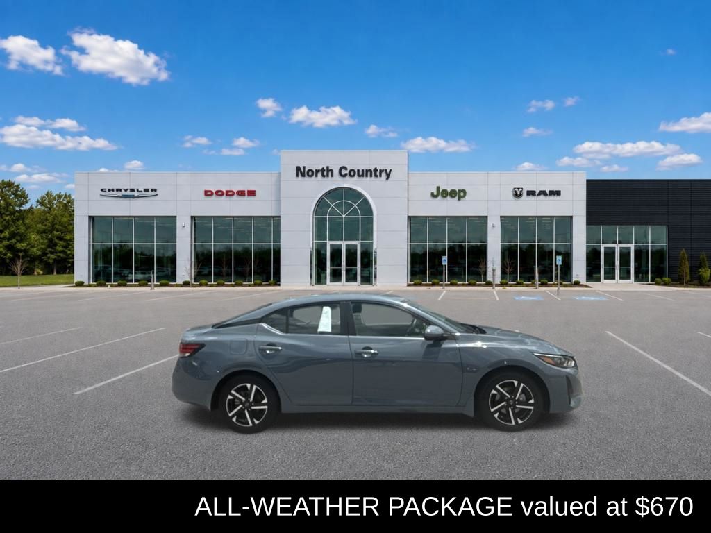 Atlantic Gray Metallic 2025 Nissan Sentra Sedan Front-Wheel Drive Continuously Variable Transmission