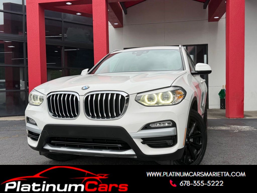 Alpine White 2018 BMW X3 SUV / Crossover All-Wheel Drive 8-Speed Automatic