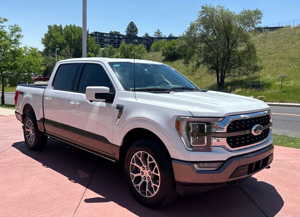 White 2023 Ford F-150 Pickup Truck Four-Wheel Drive Automatic