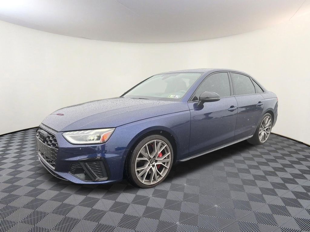 Navarra Blue Metallic 2023 Audi S4 3.0T quattro Prestige AWD Sedan All-Wheel Drive 8-Speed Automatic