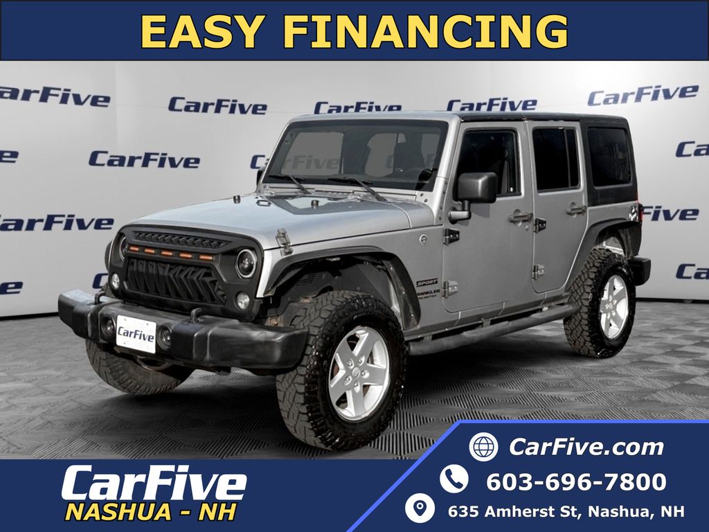 Billet Silver Metallic Clearcoat 2016 Jeep Wrangler Unlimited Sport 4WD SUV / Crossover Four-Wheel Drive 5-Speed Automatic