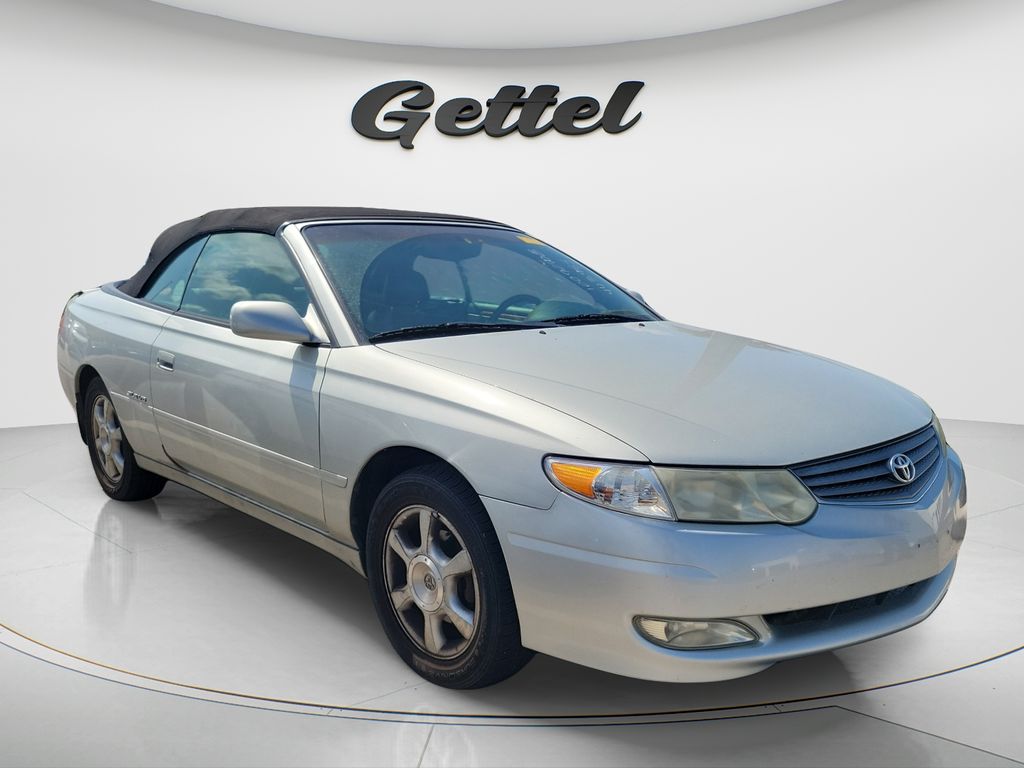Lunar Mist Metallic 2003 Toyota Camry Solara Convertible Front-Wheel Drive 4-Speed Automatic Overdrive