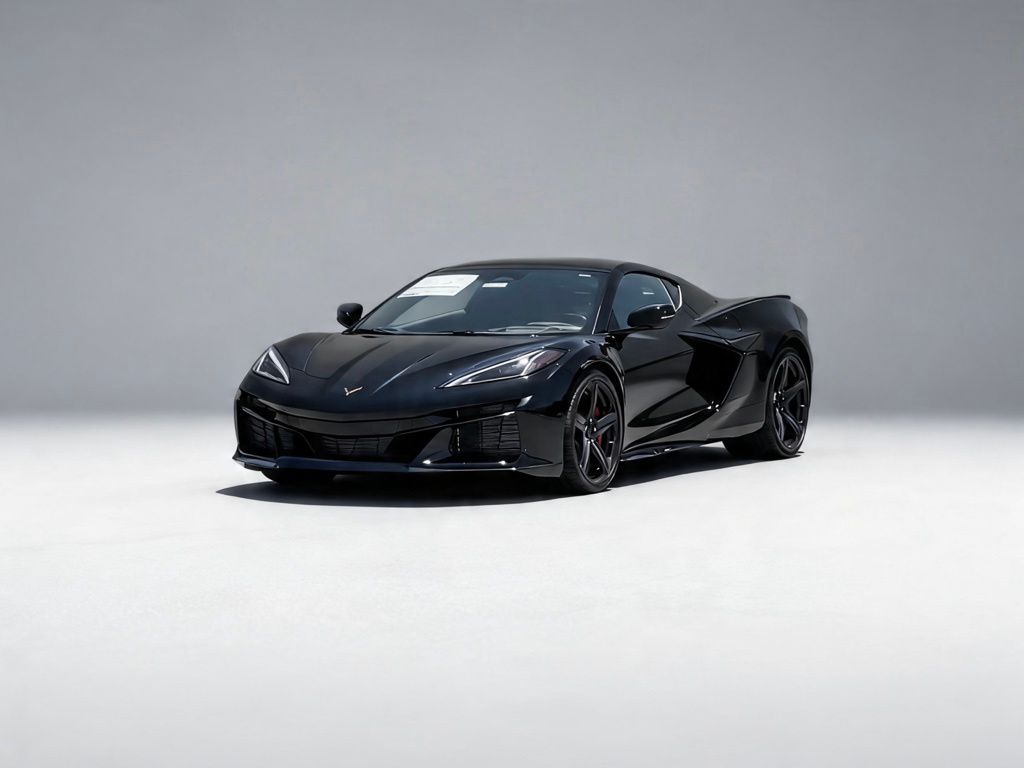 Black 2026 Chevrolet Corvette E-Ray Coupe AWD with 1LZ Coupe All-Wheel Drive 8-Speed Dual Clutch