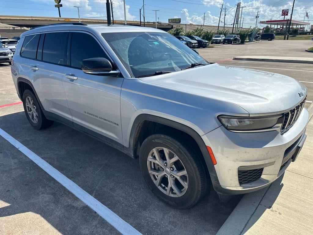 2021 Jeep Grand Cherokee L Limited Silver at DeMontrond Gulf Freeway