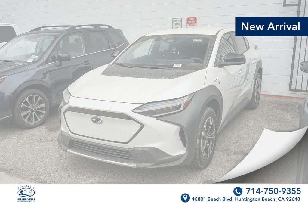 Cosmic White 2023 Subaru Solterra Premium AWD SUV / Crossover All-Wheel Drive 1-Speed Automatic