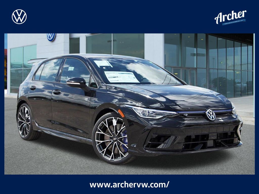 Mythos Black Metallic 2026 Volkswagen Golf R 4Motion Hatchback All-Wheel Drive 7-Speed Dual Clutch