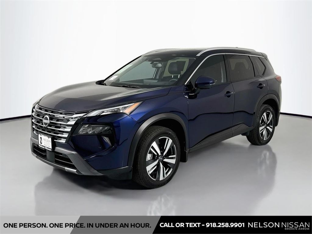 Deep Ocean Blue Pearl 2025 Nissan Rogue SUV / Crossover All-Wheel Drive Continuously Variable Transmission