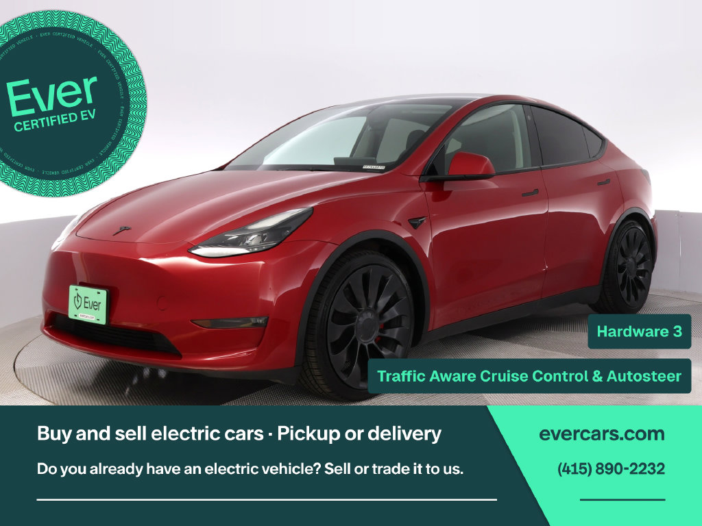 Red Multi-Coat 2023 Tesla Model Y SUV / Crossover All-Wheel Drive 1-Speed Automatic
