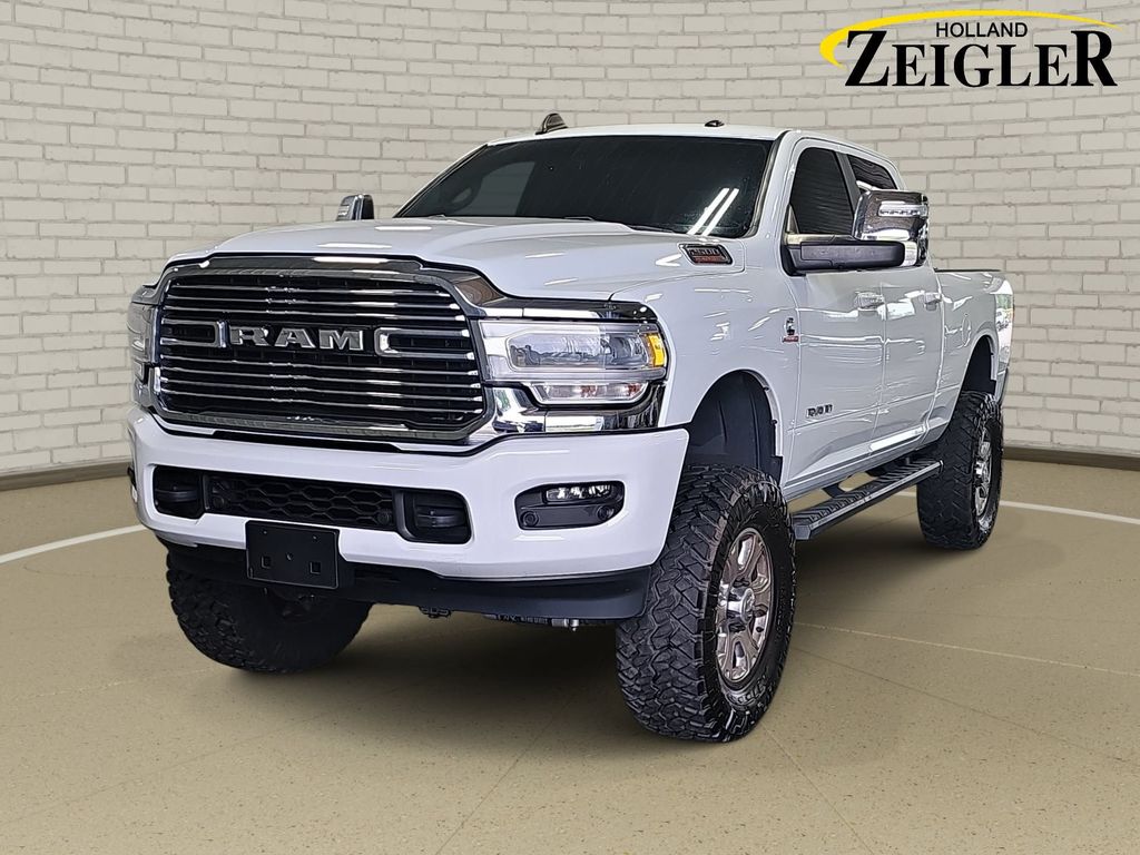 Bright White Clearcoat 2023 RAM 2500 Pickup Truck Four-Wheel Drive 6-Speed Automatic