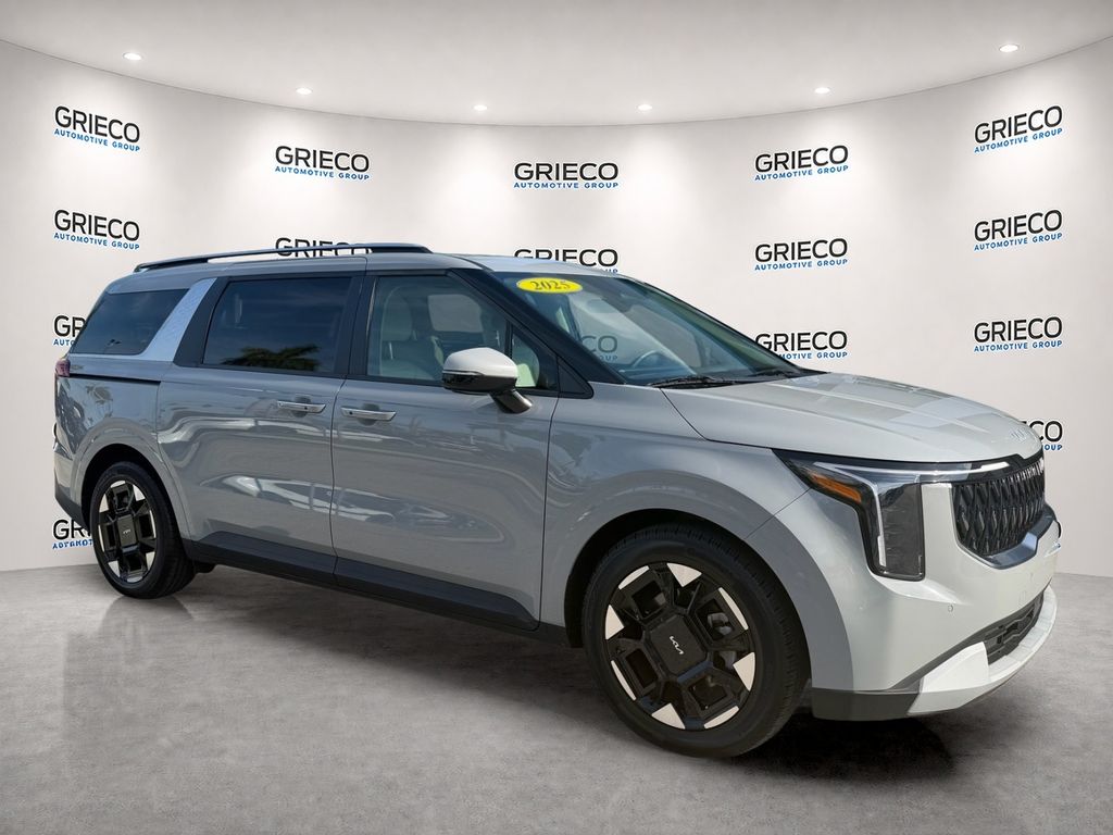 Ceramic Silver 2025 Kia Carnival Minivan Front-Wheel Drive 8-Speed Automatic