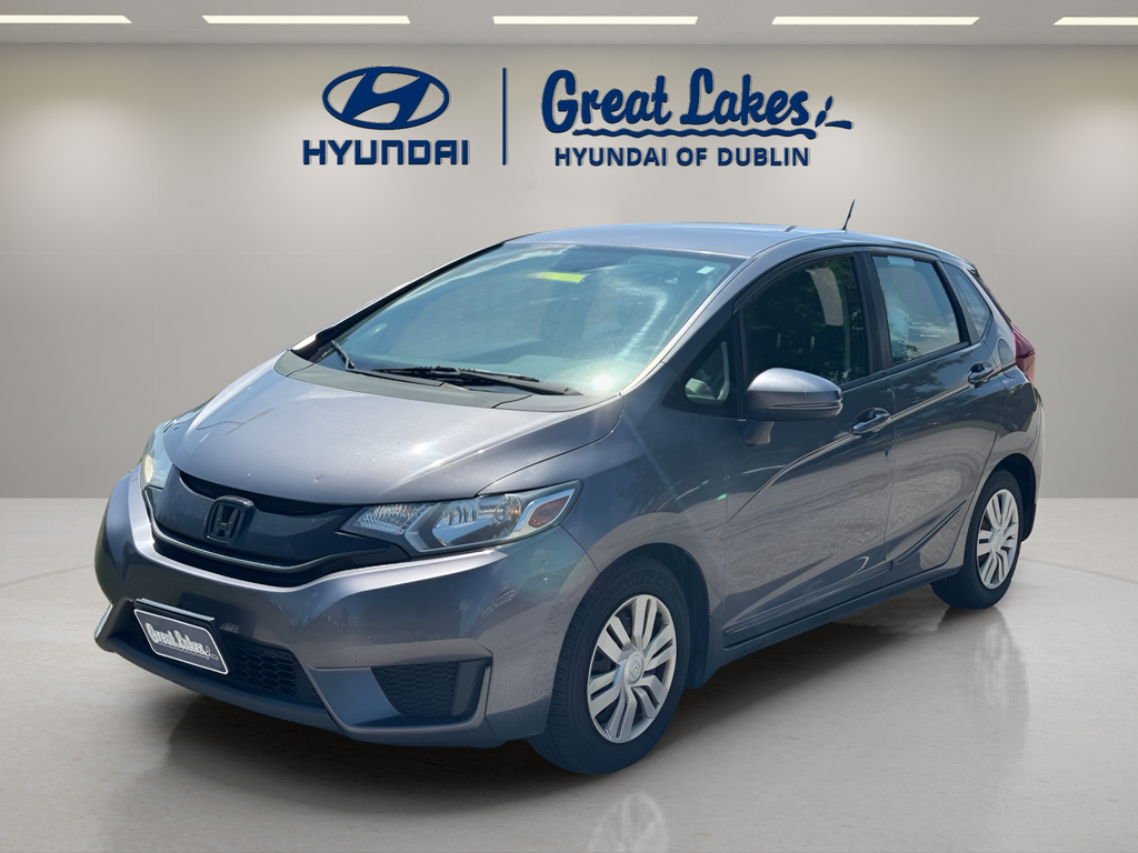 Black (Charcoal) 2015 Honda Fit Hatchback Front-Wheel Drive Continuously Variable Transmission