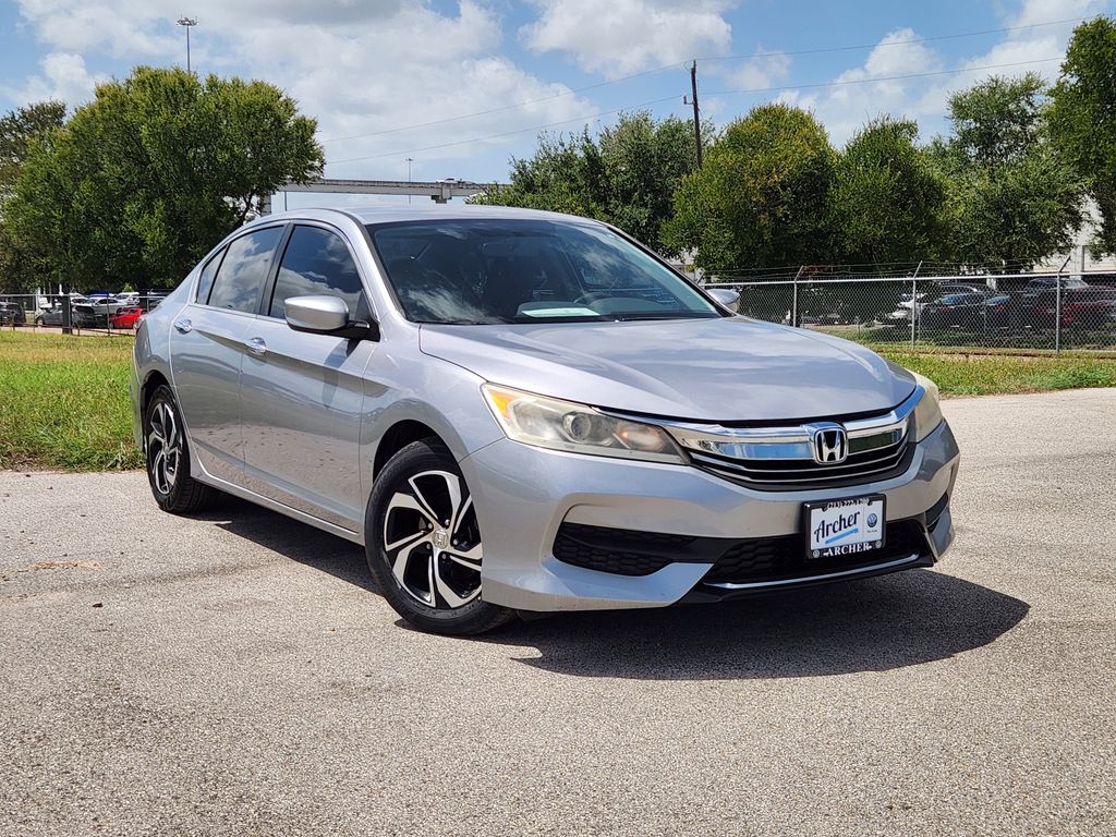 Lunar Silver Metallic 2017 Honda Accord Sedan Front-Wheel Drive Continuously Variable Transmission