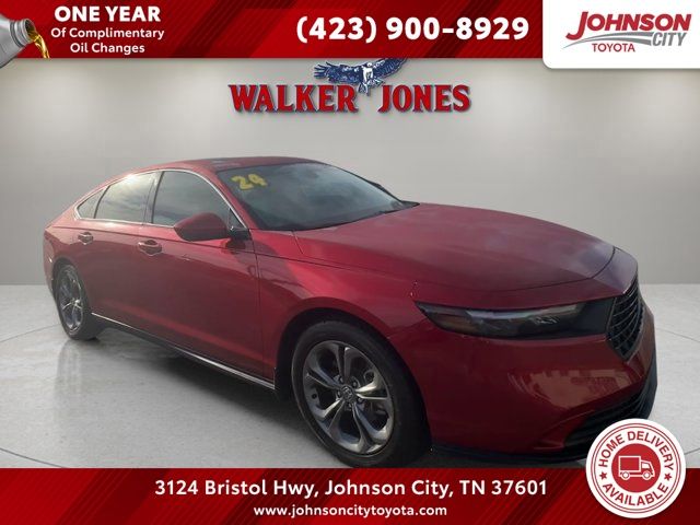 Radiant Red Metallic 2024 Honda Accord Sedan Front-Wheel Drive Continuously Variable Transmission