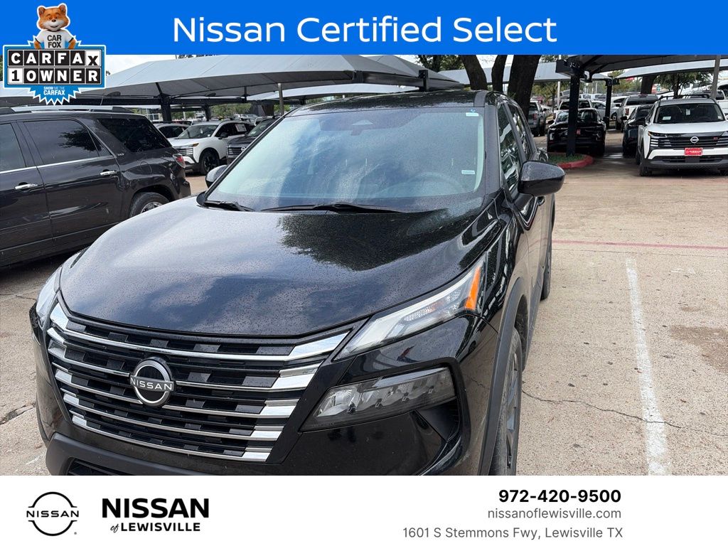 Super Black 2024 Nissan Rogue SUV / Crossover Front-Wheel Drive Continuously Variable Transmission