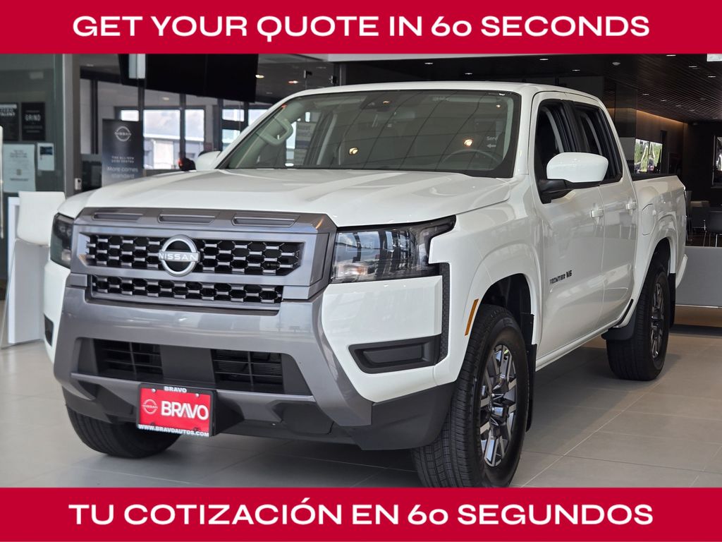 2027 Nissan Frontier SV White at South Houston Nissan