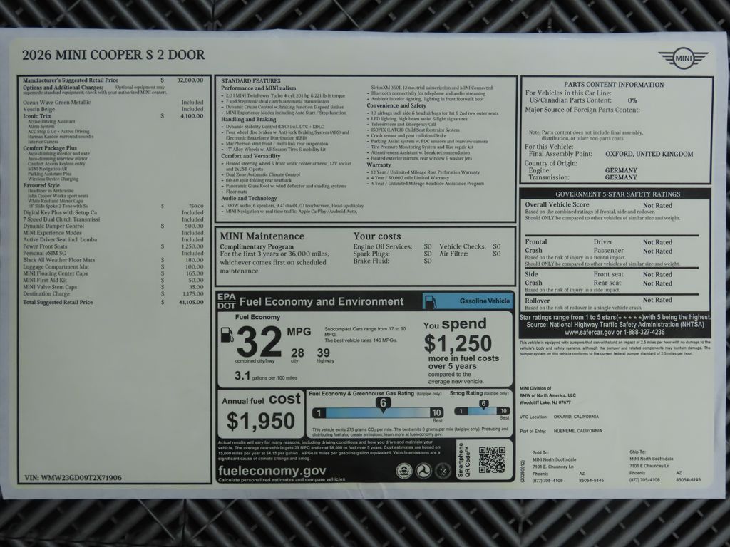 Thumbnail: 2026 MINI Cooper - 9