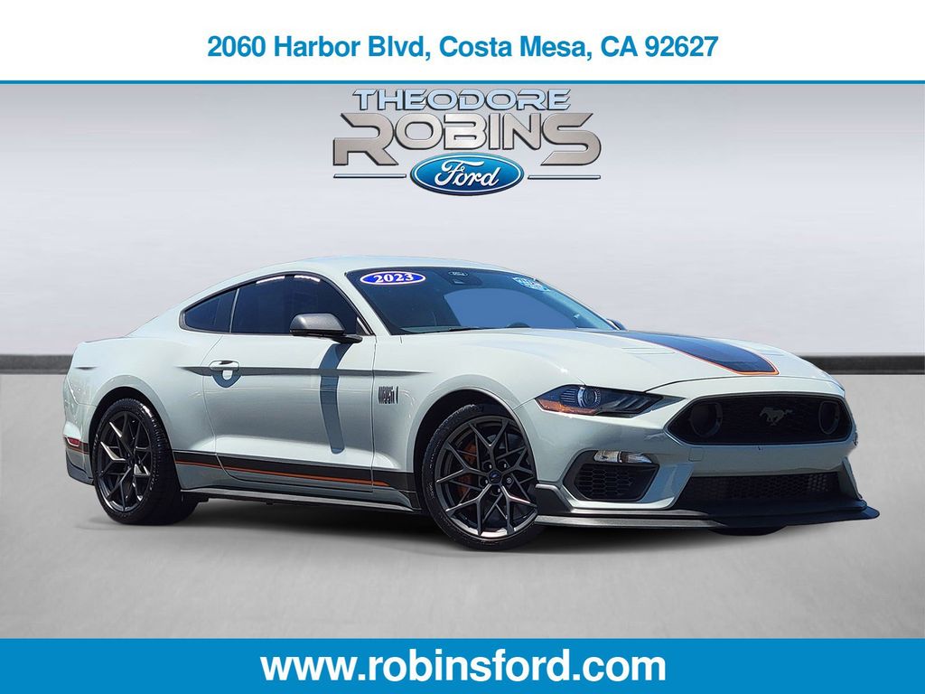 Fighter Jet Gray 2023 Ford Mustang Coupe Rear-Wheel Drive 6-Speed Manual