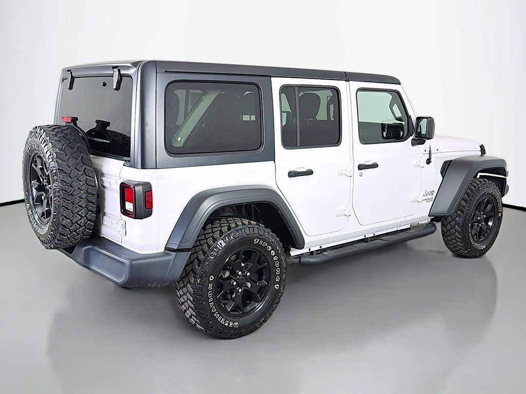 Used 2019 White Jeep Unlimited Sport S image 8