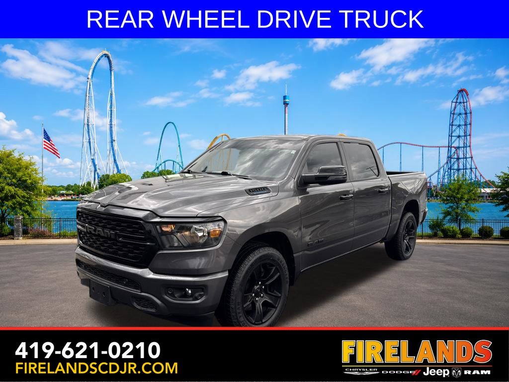 Gray (Granite Crystal Metallic Clearcoat) 2023 RAM 1500 Pickup Truck 4X2 8-Speed Automatic