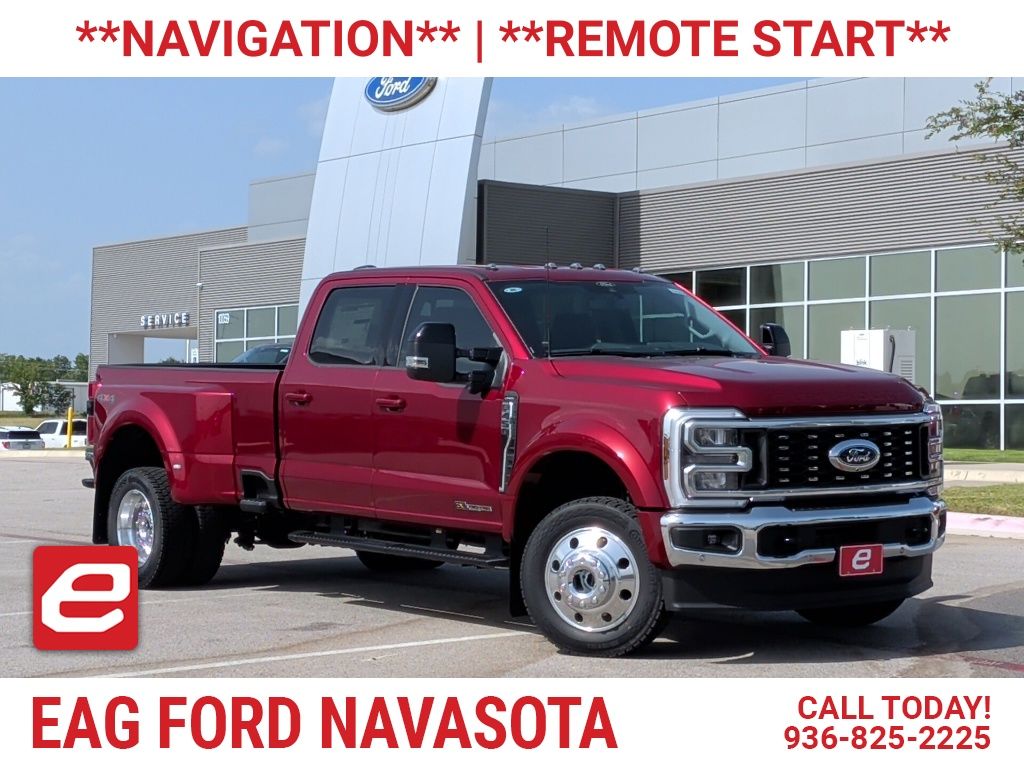 2026 Ford F-450SD Lariat Red at Texan Dodge Chrysler Jeep Ram