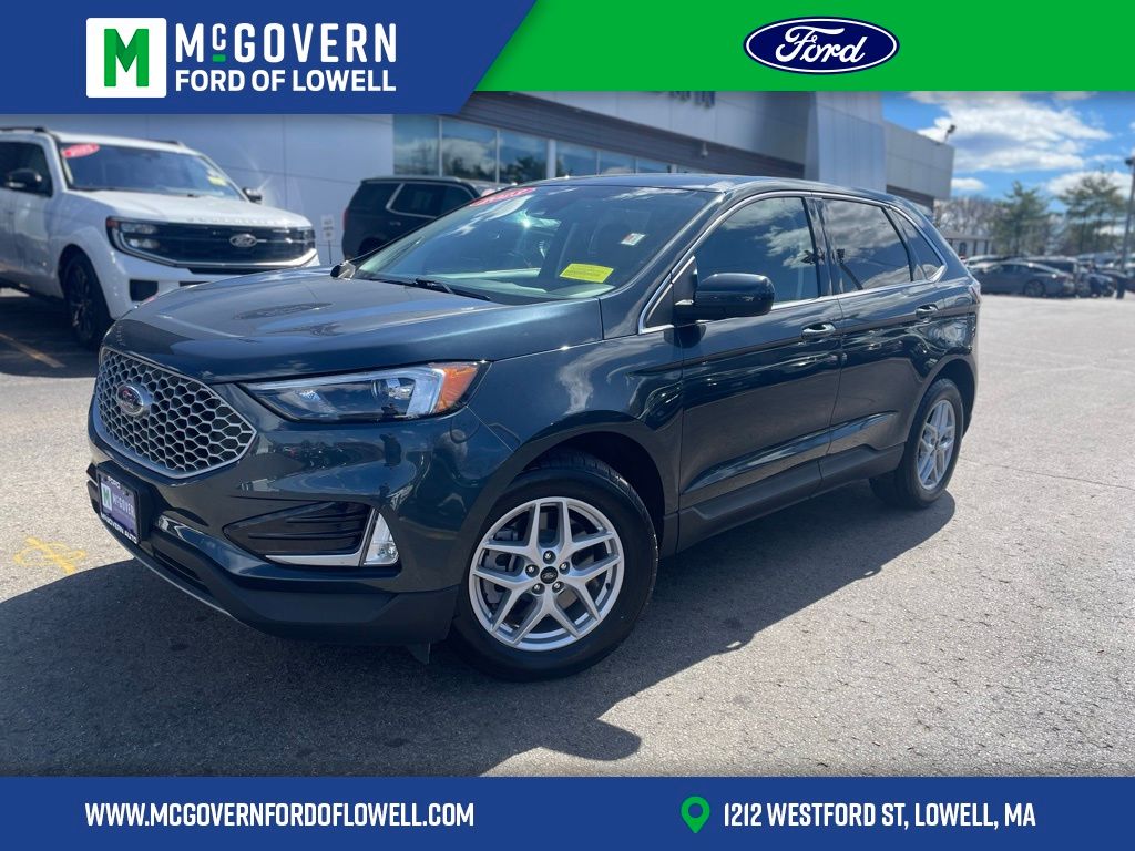 Blue Metallic 2023 Ford Edge SEL AWD SUV / Crossover All-Wheel Drive 8-Speed Automatic