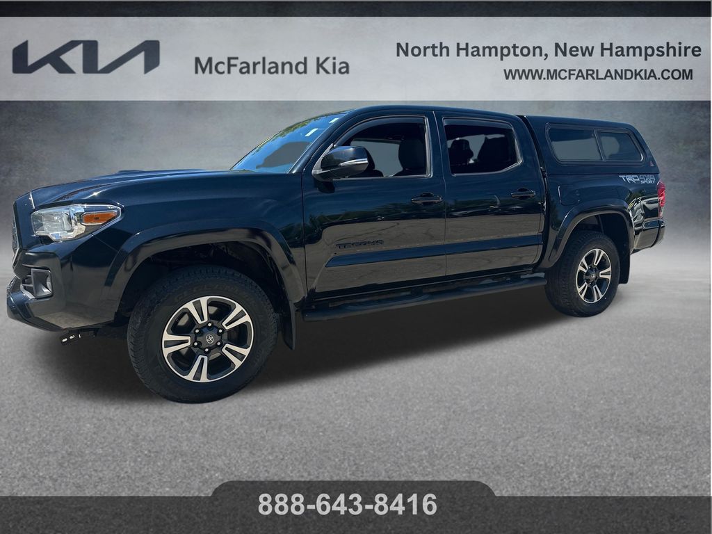 Midnight Black Metallic 2019 Toyota Tacoma Pickup Truck Four-Wheel Drive 6-Speed Automatic