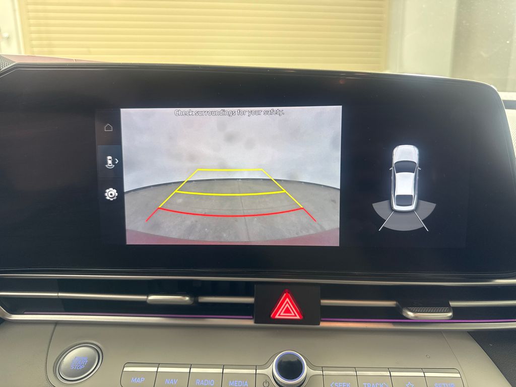2022 Scarlet Red Hyundai Elantra Hybrid Limited FWD Sedan