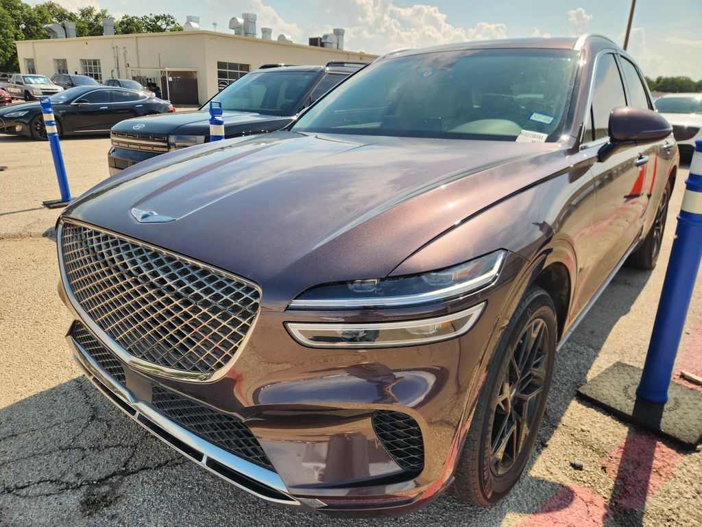Red (Burgundy) 2022 Genesis GV70 2.5T AWD SUV / Crossover All-Wheel Drive 8-Speed Automatic