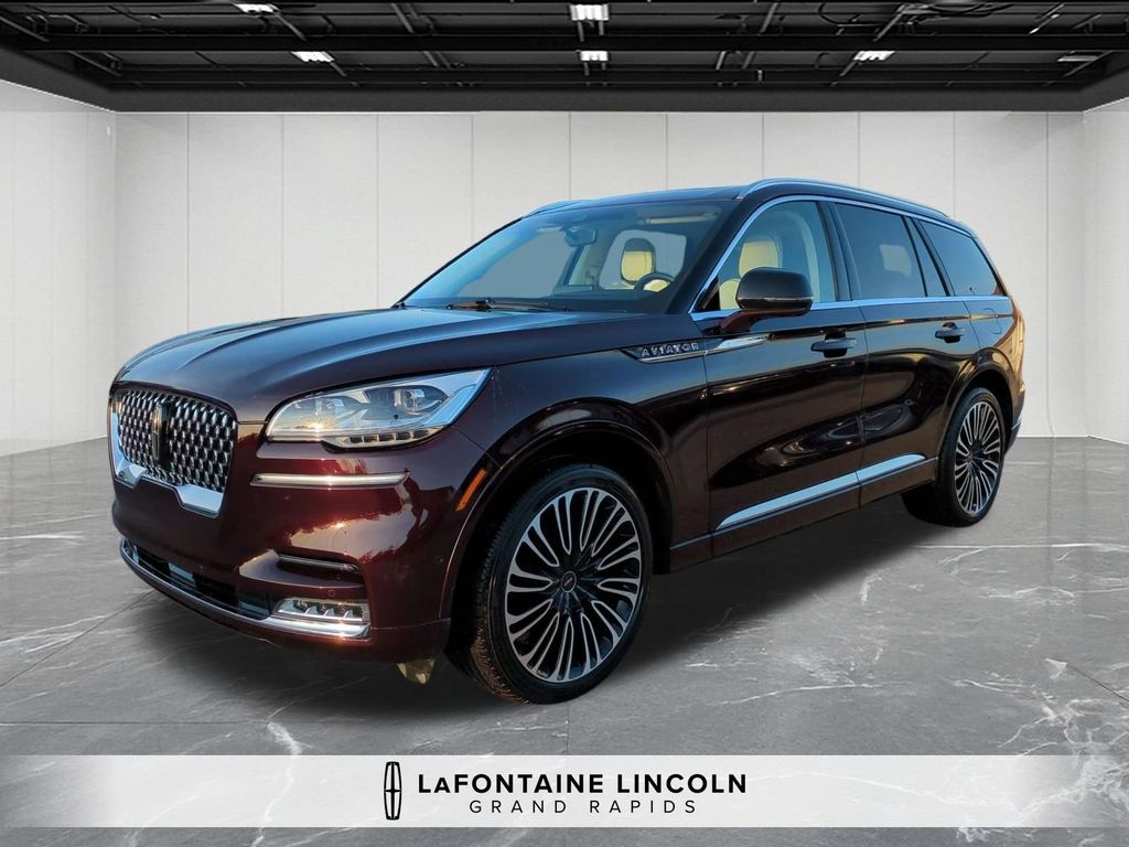 Red Metallic 2023 Lincoln Aviator Black Label AWD SUV / Crossover All-Wheel Drive Automatic