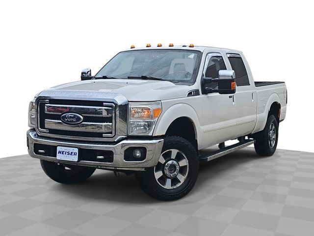 White Platinum Clearcoat Metallic 2011 Ford F-350 Super Duty Pickup Truck Four-Wheel Drive 6-Speed Automatic Overdrive